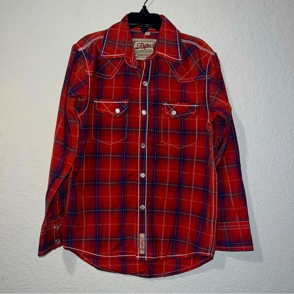 Rafter C plaid button down Shirt - Picture 1 of 3
